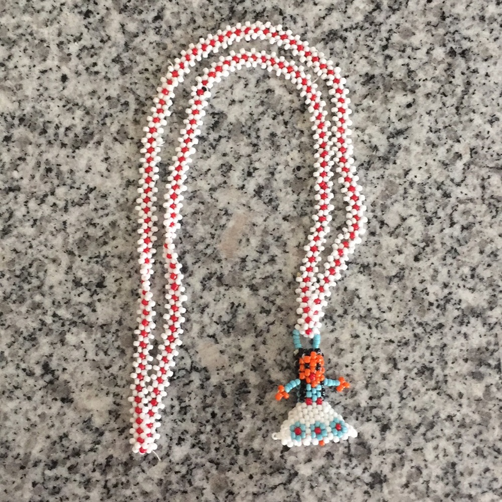Native American beaded necklace